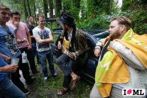 Performance at Mysteryland together with Poetry Circle Nowhere